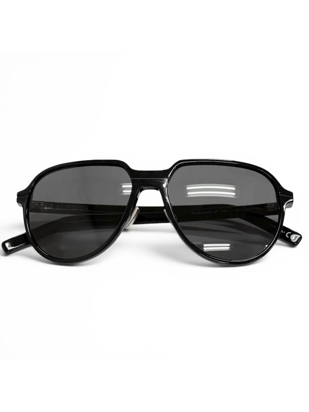 Dior Essential AF CD Logo Sunglasses Eyewear Black Gray